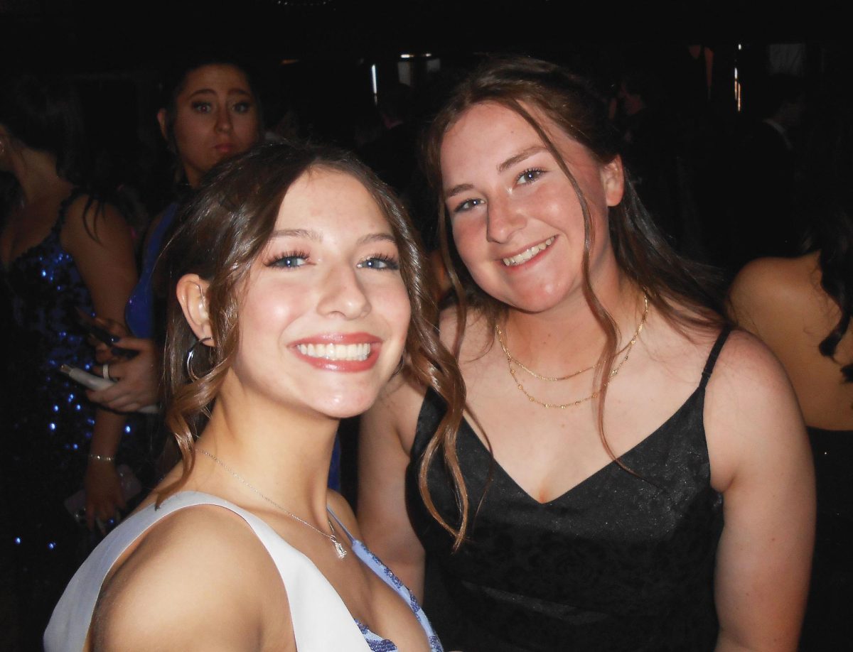 Allie Bray ('25) takes a selfie with Hannah Gardner ('25). Photo courtesy of Allie Bray